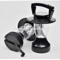 solar camping lantern glass lamp shades solar hand crank lamp